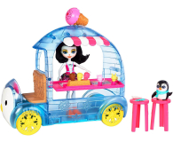 Mattel Enchantimals Mobilna Budka z lodami z lalką - 404627 - zdjęcie 1