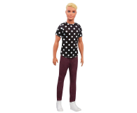 Barbie Stylowy Ken blondyn w koszulce w groszki - 405273 - zdjęcie 1