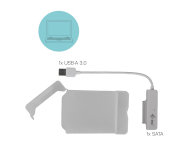 i-tec USB 3.0 MySafe Easy Obudowa 2,5" 9,5mm SATA HDD / SSD Biały - 456355 - zdjęcie 3