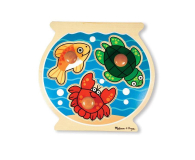 Melissa & Doug Puzzle Fish Bowl Large Peg - 456753 - zdjęcie 1
