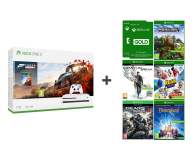 Microsoft Xbox One S 1TB + Zestaw 6 Gier + 6 M Live Gold - 465460 - zdjęcie 1