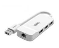 Unitek HUB 3x USB 2.0 + Ethernet - 460409 - zdjęcie 1