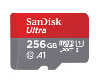 SanDisk 256GB microSDXC Ultra 100MB/s A1 C10 UHS-I U1 - 409220 - zdjęcie 1