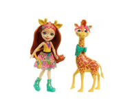 Mattel Enchantimals Lalka z dużym zwierzątkiem Żyrafa - 407199 - zdjęcie 1