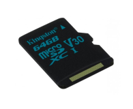 Kingston 64GB microSDXC Canvas Go! 90MB/s C10 UHS-I V30 - 410714 - zdjęcie 3