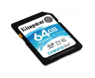 Kingston 64GB SDXC Canvas Go! 90MB/s C10 UHS-I U3 - 410718 - zdjęcie 2