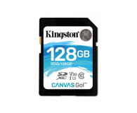 Kingston 128GB SDXC Canvas Go! 90MB/s C10 UHS-I U3 - 410720 - zdjęcie 1