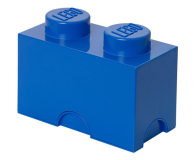 YAMANN LEGO Pojemnik Brick 2 niebieski - 413065 - zdjęcie 1