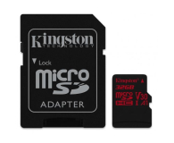 Kingston 32GB microSDHC Canvas React 100MB/s UHS-I V30 A1 - 415518 - zdjęcie 2