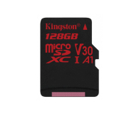 Kingston 128GB microSDXC Canvas React 100MB/s UHS-I V30 A1 - 415521 - zdjęcie 1