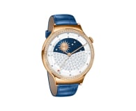 Huawei Lady Watch Golden+Blue leather+Swarovski cristals - 418421 - zdjęcie 3