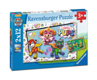 Ravensburger Psi Patrol Puzzle 2 x 12 Elementów - 403504 - zdjęcie 1