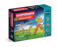 Magformers Creator Neon Color zestaw 60 el. - 415366 - zdjęcie 1