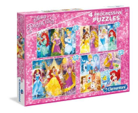 Clementoni Puzzle Disney Princess 20+60+100+180 el. 