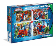 Clementoni Puzzle Disney Spider-Man 20+60+100+180 el.  - 416326 - zdjęcie 1