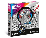 Clementoni Puzzle 3D Color Therapy Owl - 416962 - zdjęcie 1