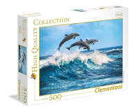 Clementoni Puzzle HQ Dolphins - 417055 - zdjęcie 1