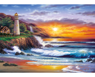 Clementoni Puzzle HQ  Lighthouse at sunset - 417114 - zdjęcie 2