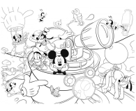 Lisciani Giochi Disney dwustronne Maxi Mickey 108 el. - 417747 - zdjęcie 3