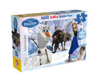 Lisciani Giochi Disney Dwustronne Maxi 35 el. Frozen - 417995 - zdjęcie 1