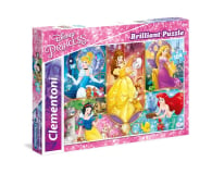 Clementoni Puzzle Disney Brilliant Princess 104 el. - 417284 - zdjęcie 1