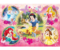 Clementoni Puzzle Disney Princess 104 el. z brokatem - 417287 - zdjęcie 2