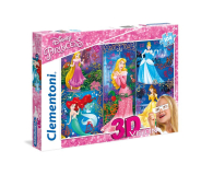 Clementoni Puzzle Disney 3D Vision Princess 104 el. - 417290 - zdjęcie 1
