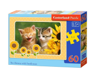 Castorland Two Kittens with Sunflowers - 429288 - zdjęcie 1