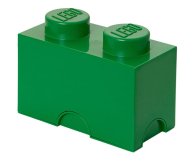 YAMANN LEGO Pojemnik Brick 2 ciemno zielony - 419564 - zdjęcie 1
