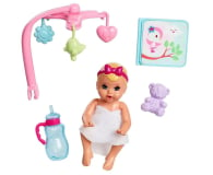 Mattel Barbie Opiekunka z bobasem i mebelkami - 428176 - zdjęcie 3