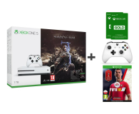 Microsoft Xbox One S 1TB Shadow Of War+PAD+FIFA 18+GOLD 6M - 429471 - zdjęcie 1