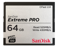 SanDisk 64GB Extreme PRO CFAST 2.0 525MB/s VPG130 - 439563 - zdjęcie 1