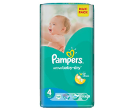 Pampers Active Baby Dry 4 Maxi 7-14kg 58szt - 258014 - zdjęcie 1