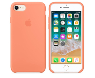 Apple Silicone Case do iPhone 7/8 Peach - 438229 - zdjęcie 1