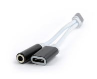 Gembird Adapter USB-C - USB-C, minijack 3.5mm (Zasilanie) - 432891 - zdjęcie 1