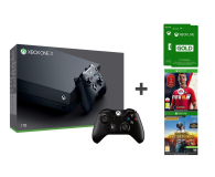 Microsoft Xbox One X 1TB + Fifa 18 + PUBG + GOLD 6M+ PAD - 442279 - zdjęcie 1