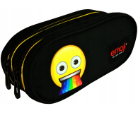 Majewski Piórnik dwukomorowy saszetka Emoji Rainbow PU-02 - 442086 - zdjęcie 2