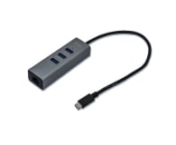 i-tec USB-C - 3x USB 3.0, RJ-45 (Gigabit Ethernet)