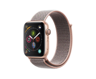 Apple Watch 4 44/Gold Aluminium/Pink Sport Lo GPS - 449522 - zdjęcie 1