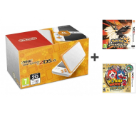Nintendo New N2DS XL White&Orange + Pokemon US + YW2 - 448513 - zdjęcie 1