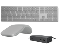 Microsoft Surface Keyboard+Surface Arc Mouse+Stacja Dokująca - 450406 - zdjęcie 1