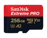 SanDisk 256GB microSDXC Extreme PRO 170MB/s A2 C10 V30 - 451877 - zdjęcie 1