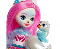 Mattel Enchantimals lalka ze zwierzątkiem Saffi Swan - 447879 - zdjęcie 2