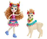 Mattel Enchantimals Lalka z dużym zwierzątkiem Lama - 474207 - zdjęcie 1