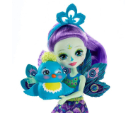 Mattel Enchantimals Lalka Zwierzątkiem Patter Peacock - 476130 - zdjęcie 4