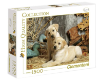 Clementoni Puzzle HQ  Hunting Dogs - 417248 - zdjęcie 1