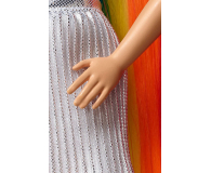 Barbie Błyszczące tęczowe włosy Lalka - 471309 - zdjęcie 6
