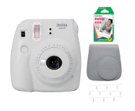 Fujifilm Instax Mini 9 biały Wkład+ Etui+ Klamerki - 529457 - zdjęcie 1