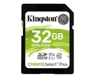 Kingston 32GB Canvas Select Plus odczyt 100MB/s