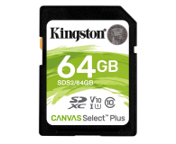 Kingston 64GB Canvas Select Plus odczyt 100MB/s - 529851 - zdjęcie 1